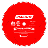 Diablo D14108N 14 Inch x 108 Tooth Thin Aluminum Cutting Saw Blade