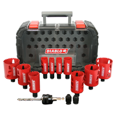 Diablo DHS14SGP 14 pc General Purpose Bi-Metal Hole Saw Set