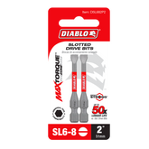 Diablo DSL682P2 2" SL6-8 Slotted Drive Bits
