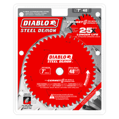 Diablo D0748CFM 7" x 48-Teeth Steel Demon™ Cermet II Saw Blade for Medium Metal