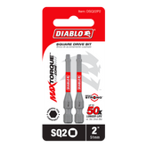 Diablo DSQ22P2 2" #2 Square Drive Bit