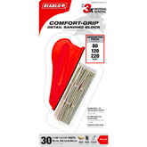Diablo DFBZIPTOOL01G Comfort-Grip™ Detail Sanding Block