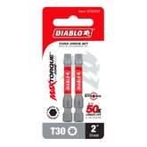 Diablo DT302P2 2" #30 Torx Drive Bit