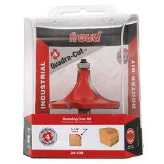Freud 34-136 1-1/4" Radius Rounding Over Bit (Quadra-Cut)