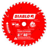 Diablo D0641X 6-1/2" x 40 Tooth Finish Trim Saw Blade