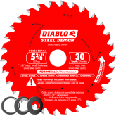 Diablo D053830FMX 5-3/8" x 30-Teeth Steel Demon™ Carbide Saw Blade for Medium Metal