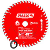 Diablo D0648TSF Diablo 6-1/2" 48-Teeth Track Saw Blade for Fine Finish and Plywood