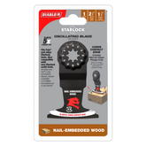 Diablo DOS250BW10 2-1/2" Demo Demon™ Starlock Bi-Metal Oscillating Blades for Nail-Embedded Wood (10-Pack)