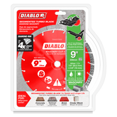 Diablo DMADST0900 9" Diamond Segmented Turbo Masonry Cut-Off Blade