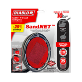 Diablo DND090100H25G 9" 100-Grit SandNET™ Sanding Discs for Drywall (25-Pack)