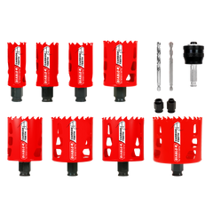 Diablo DHS13SPLCT 13 pc Carbide Teeth Hole Saw Set for Plumbers