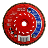 Diablo DCX045080B01F 4-1/2" Steel Demon™ Flap Disc for Metal with Speed Hub