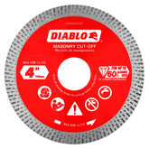 Diablo DMADC0400 4" Diamond Continuous Rim Masonry Cut-Off Disc