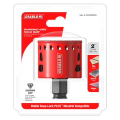 Diablo DHS2000DG 2" Diamond-Grit Hole Saw for Tile, Stone and Glass