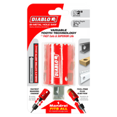 Diablo DHS2000 2" Bi-Metal Hole Saw for Wood, Metal & Plastic