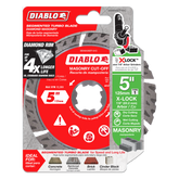 Diablo DDX050SET101C 5" X-LOCK Diamond Segmented Masonry Cut-Off Disc
