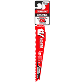 Diablo DS0609CGPA 6" 6/9TPI AMPED™ Demo Demon™ Carbide Teeth Reciprocating Saw Blade for General Purpose Cuts