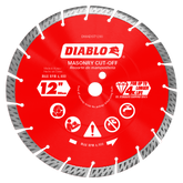 Diablo DMADST1200 12" Diamond Turbo Masonry Cut-Off Blade