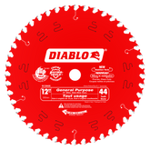 Diablo D1244X 12" x 44-Teeth General Purpose Saw Blade for Wood