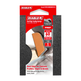 Diablo DFBCOMBMED01G 4" x 2-1/2" x 1" 60-Grit Dual-Edge Sanding Sponge