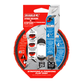 Diablo DCX045MEDX01F Diablo Steel Demon™ 4-1/2" Medium Grit Stripping and Finishing Flap Disc for X-LOCK™ and 7/8" Arbor Angle Grinders