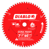 Diablo D0760X 7-1/4" x 60 Tooth Ultra Finish Saw Blade
