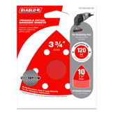 Diablo DCT334220H10G 3-3/4" 220-Grit Detail Triangle Sanding Sheets (10-Pack)