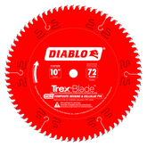 Diablo D1072CD 10" x 72-Teeth TrexBlade™ Saw Blade for Composites and Plastic