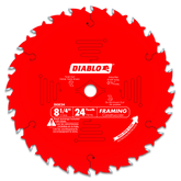 Diablo D0824X 8-1/4" x 24-Teeth Framing Saw Blade for Wood