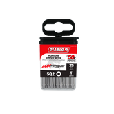 Diablo DSQ21P25 1" #2 Square Drive Bits (25-Pack)