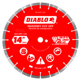 Diablo DMADS1400 14" Diamond Segmented Masonry Cut-Off Blade