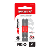 Diablo DPH32P2 2" #3 Phillips Drive Bit