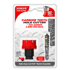 Diablo DHS1250CF 1-1/4" Steel Demon™ Carbide Teeth Hole Cutter