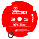 Diablo D0604TSH Diablo 6-1/2" 4-Teeth Track Saw Blade for JamesHardie™ and Fiber Cement