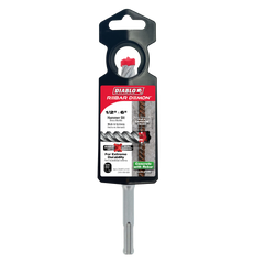 Diablo DMAPL4180 1/2" x 4" x 6" Rebar Demon™ SDS-Plus 4-Cutter Full Carbide Head Hammer Drill Bit