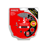 Diablo DCD050150H15G 5" 150-Grit Hook & Lock™ ROS Sanding Discs (15-Pack)