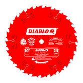 Diablo D1024X 10" x 24-Teeth Ripping Saw Blade for Wood