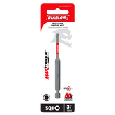 Diablo DSQ135P1 3-1/2" #1 Square Drive Bit