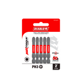 Diablo DPH32P5 2" #3 Phillips Drive Bits (5-Pack)