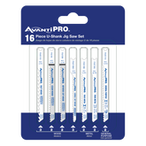 AvantiPRO PJU16BC AvantiPRO U-Shank Jig Saw Blade Set for Wood & Metal (16-pieces)