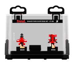 Freud 97-362 3 Piece Premier Adjustable Shaker Door Edge Router Bit Set