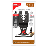 Diablo DOU250BW3 2-1/2" Demo Demon™ Universal Fit Bi-Metal Oscillating Blades for Nail-Embedded Wood (3-Pack)