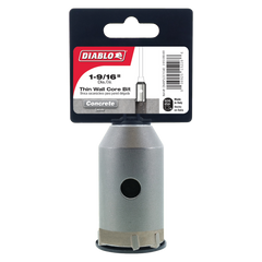 Diablo DMAPLCC1040 1-9/16" SDS-Plus Carbide Tipped Thin Wall Core Bit