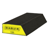 Diablo DFBANGBFIN02G 8" x 3" x 1" 100-Grit Extended Corner Contact Spanding Sponges (2-Pack)