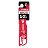 Diablo DS0408CF 4" 8TPI Steel Demon™ Carbide Teeth Reciprocating Saw Blade for Thick Metal