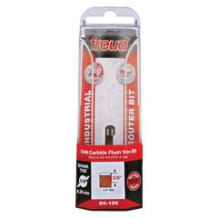 Freud 64-100 1/4" (Dia.) Solid Carbide Flush Trim Bit
