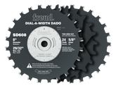 Freud SD608: 8" Dial-A-Width Stacked Dado Set