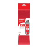 Diablo DCB321080S02G 3" x 21" 80-Grit Sanding Belts (2-Pack)