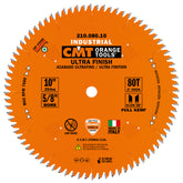 CMT 210.080.10 ULTRA FINISH-PLYWOOD & MELAMINE 10”x0.126”/0.087”x5/8’’  T=80 Hi-ATB