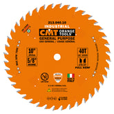 CMT 213.040.10 GENERAL PURPOSE 10”x0.126”/0.098”x5/8’’  T=40 ATB